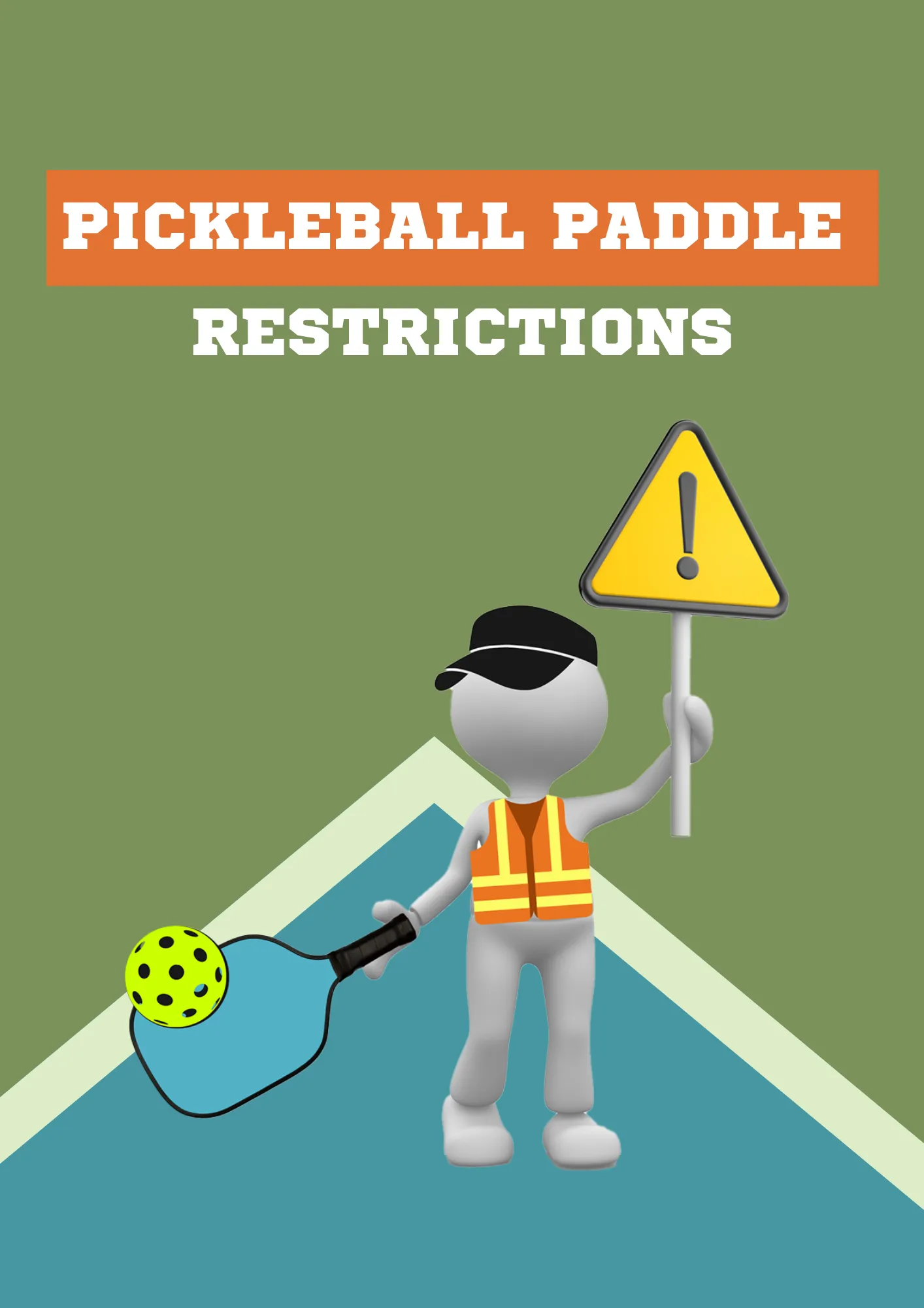 Pickleball Man 2 Caution