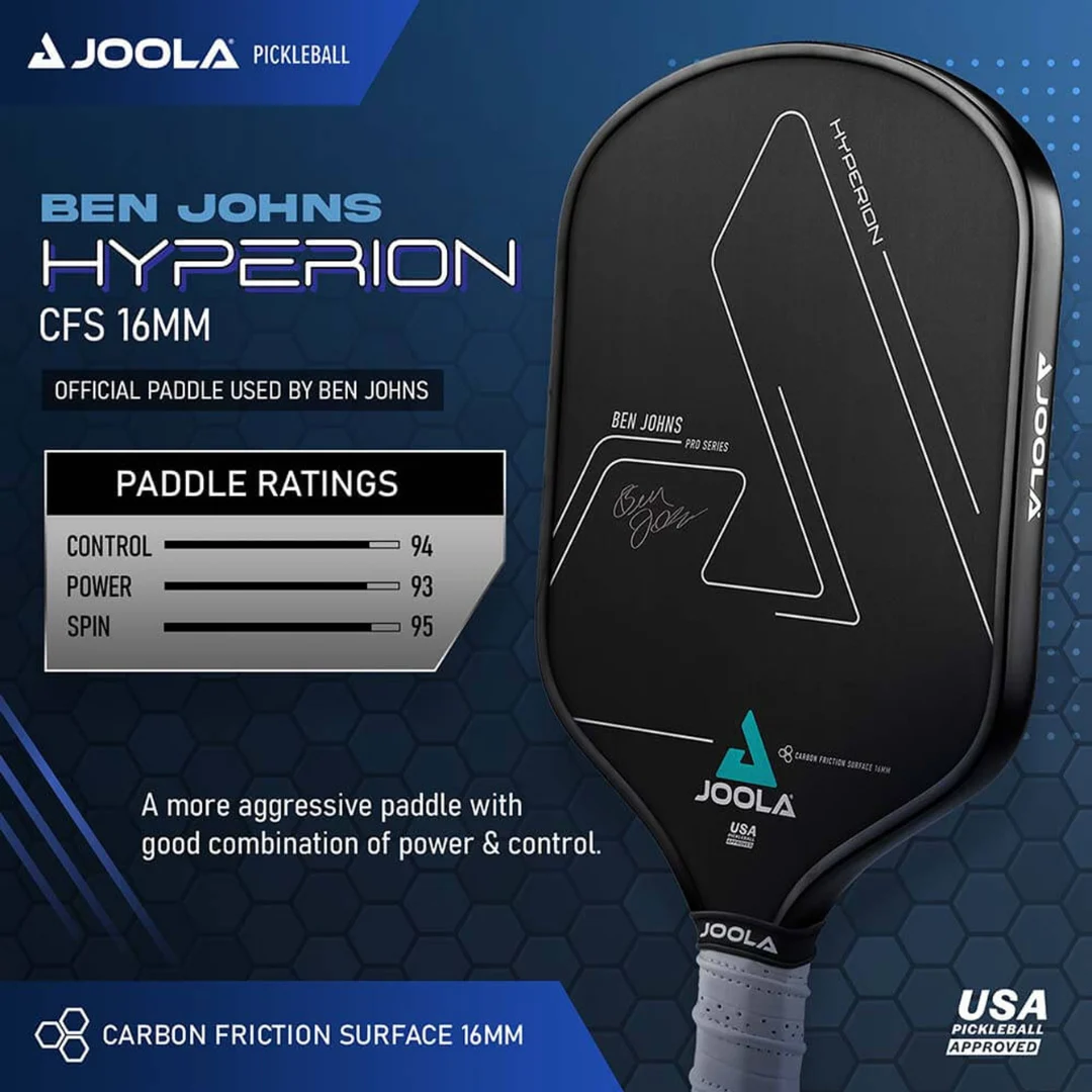 Joola Ben Johns Hyperion CFS 16 Graphite Paddle